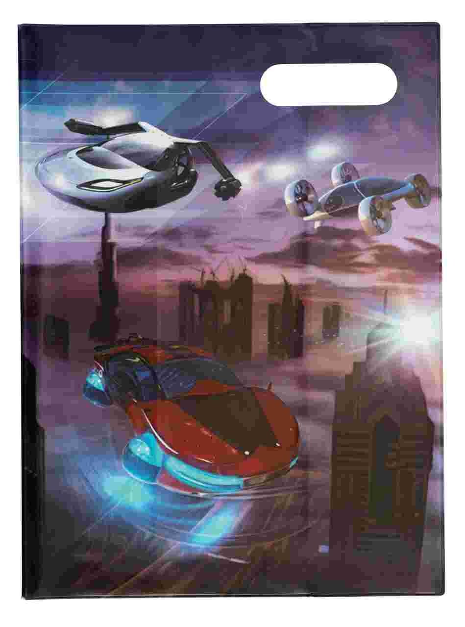 A4 Book Cover - Flying Cars Main image