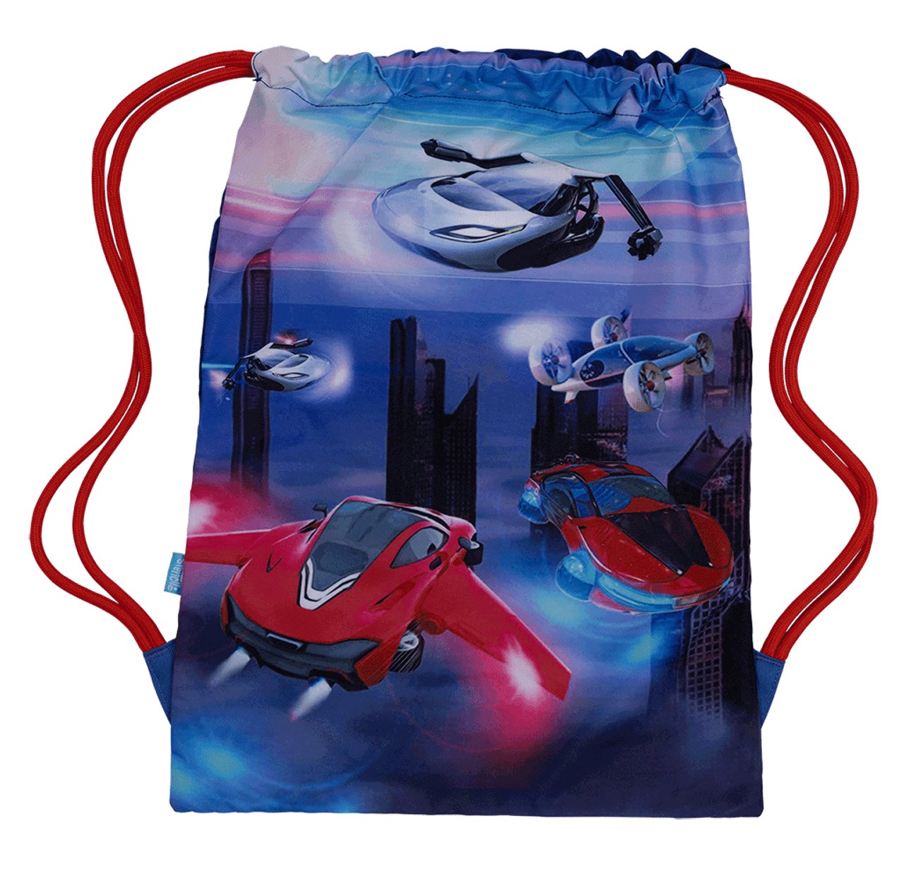 Big Drawstring Bag - Flying Cars Main image